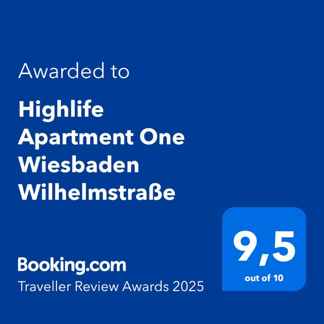 Highlife Apartment One Wiesbaden Wilhelmstrasse Exterior foto